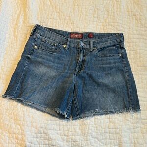Lucy Brand Boyfriend Cutoff Jean Shorts
